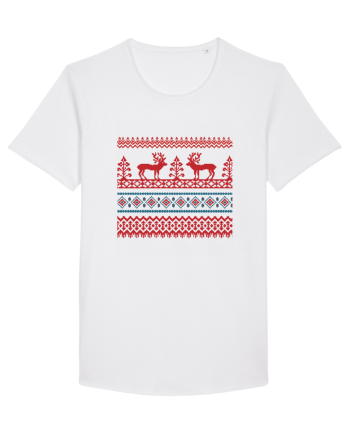 Craciun Romania motiv traditional White