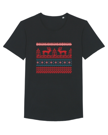 Craciun Romania motiv traditional Black