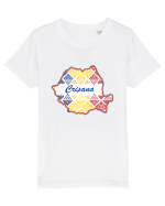 Crisana Romania Tricolor Motive Nationale Tricou mânecă scurtă  Copii Mini Creator