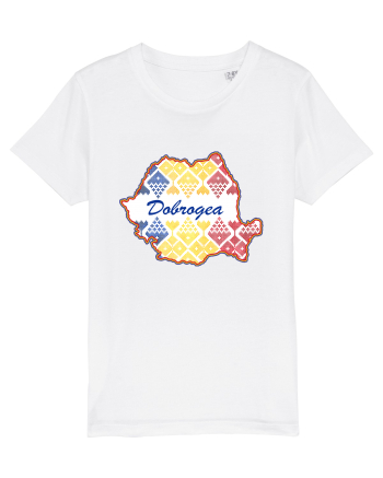 Dobrogea Romania Tricolor Motive Nationale White