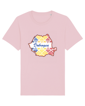 Dobrogea Romania Tricolor Motive Nationale Cotton Pink
