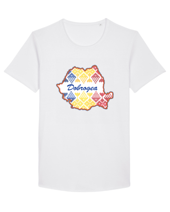Dobrogea Romania Tricolor Motive Nationale White
