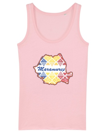 Maramures Romania Tricolor Motive Nationale Cotton Pink