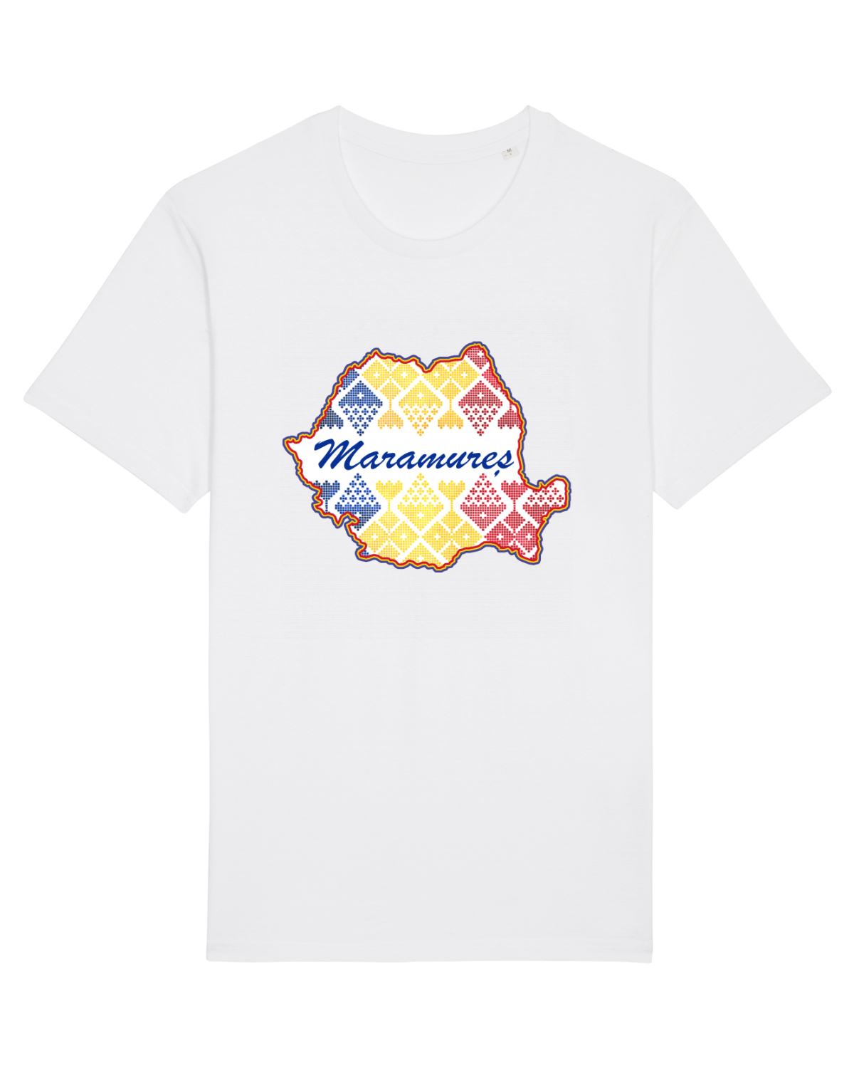 Tricou mânecă scurtă Unisex Rocker White