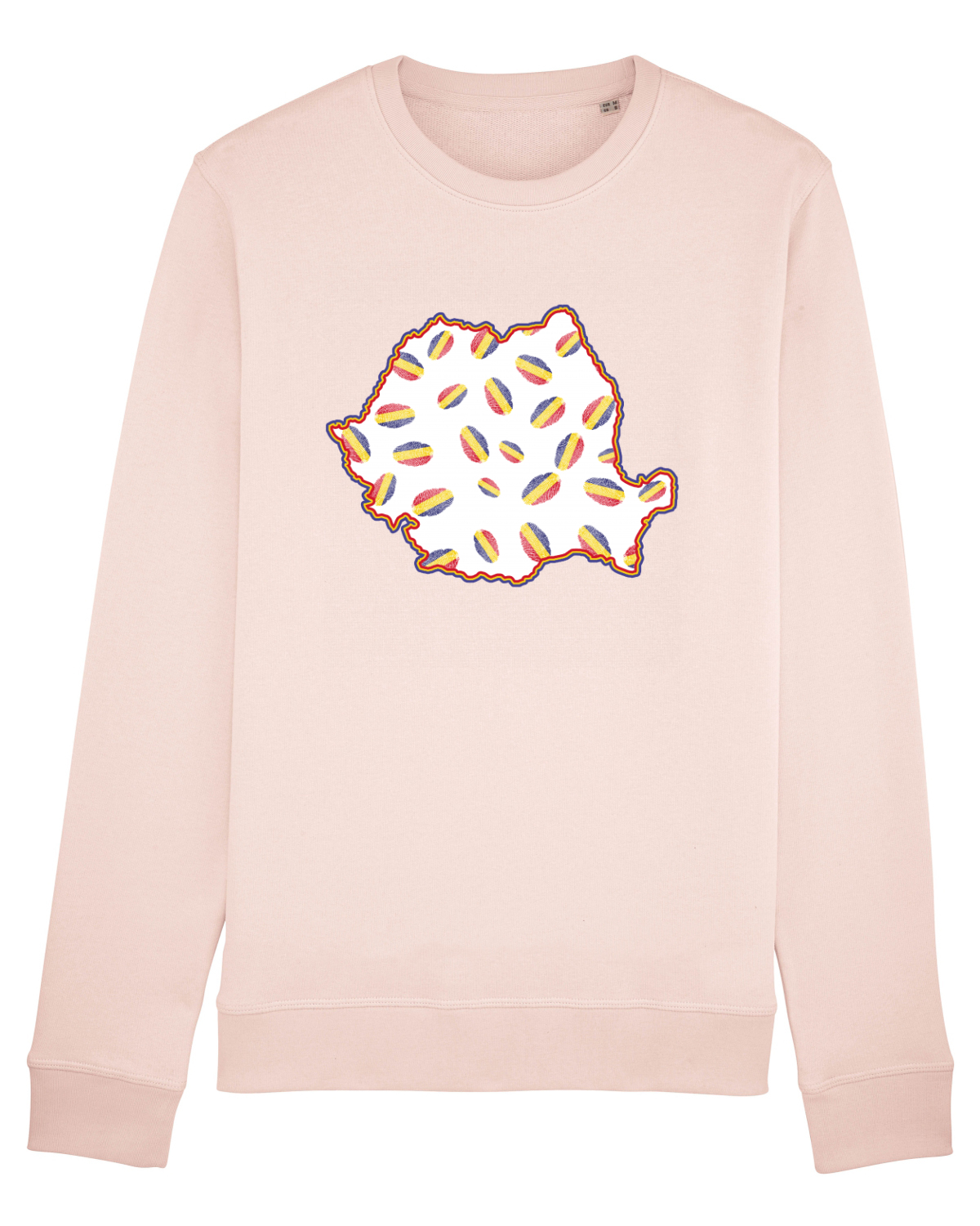 Bluză mânecă lungă Unisex Rise Candy Pink
