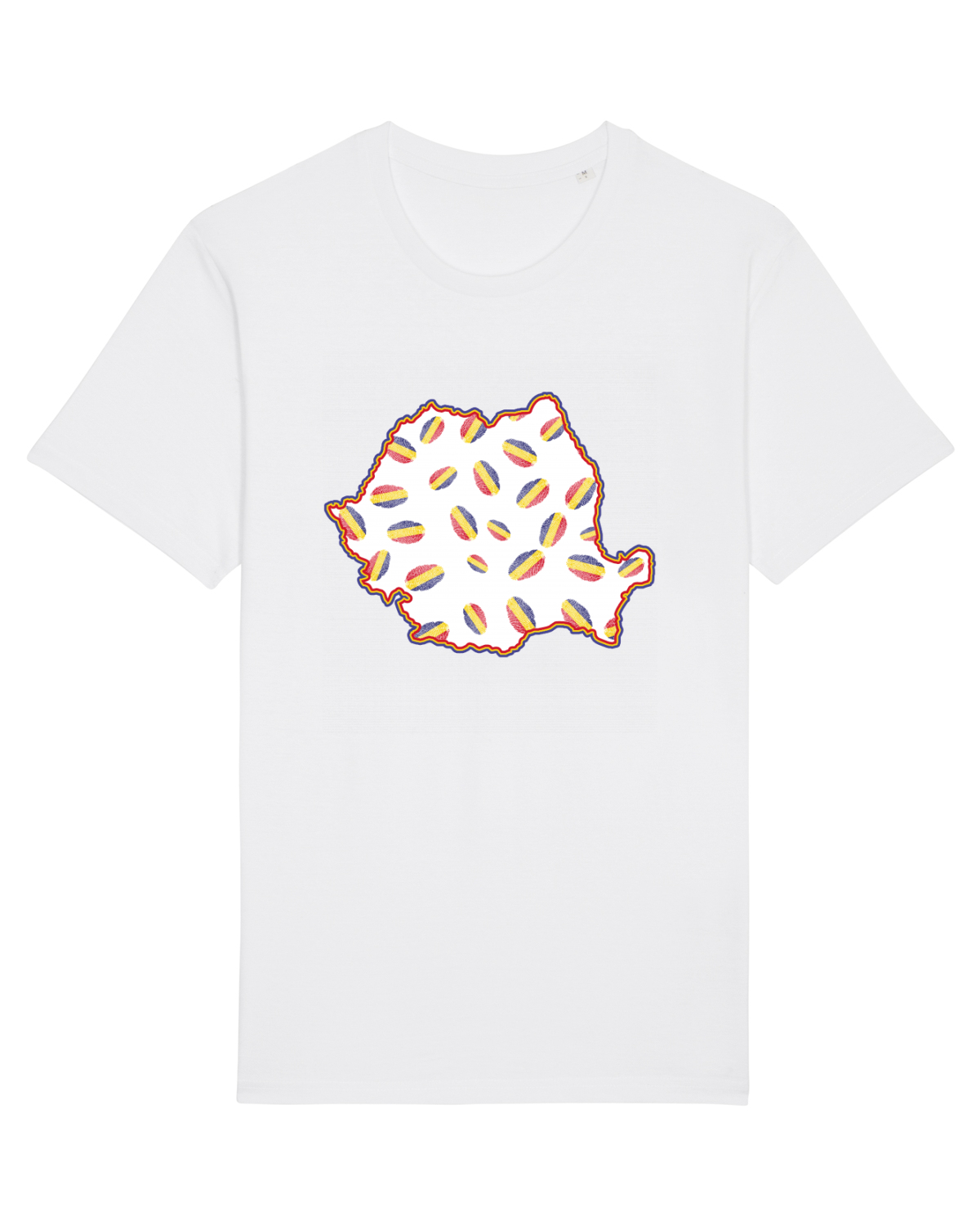 Tricou mânecă scurtă Unisex Rocker White