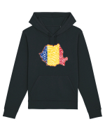 Romania Tricolor Identitate Hanorac Unisex Drummer