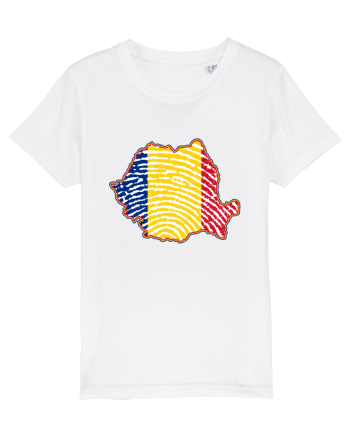 Romania Tricolor Identitate White