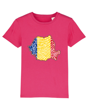 Romania Tricolor Identitate Raspberry