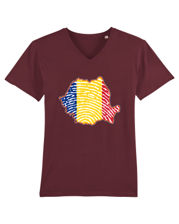 Romania Tricolor Identitate Burgundy
