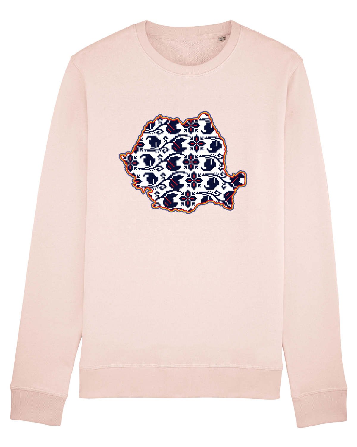 Bluză mânecă lungă Unisex Rise Candy Pink