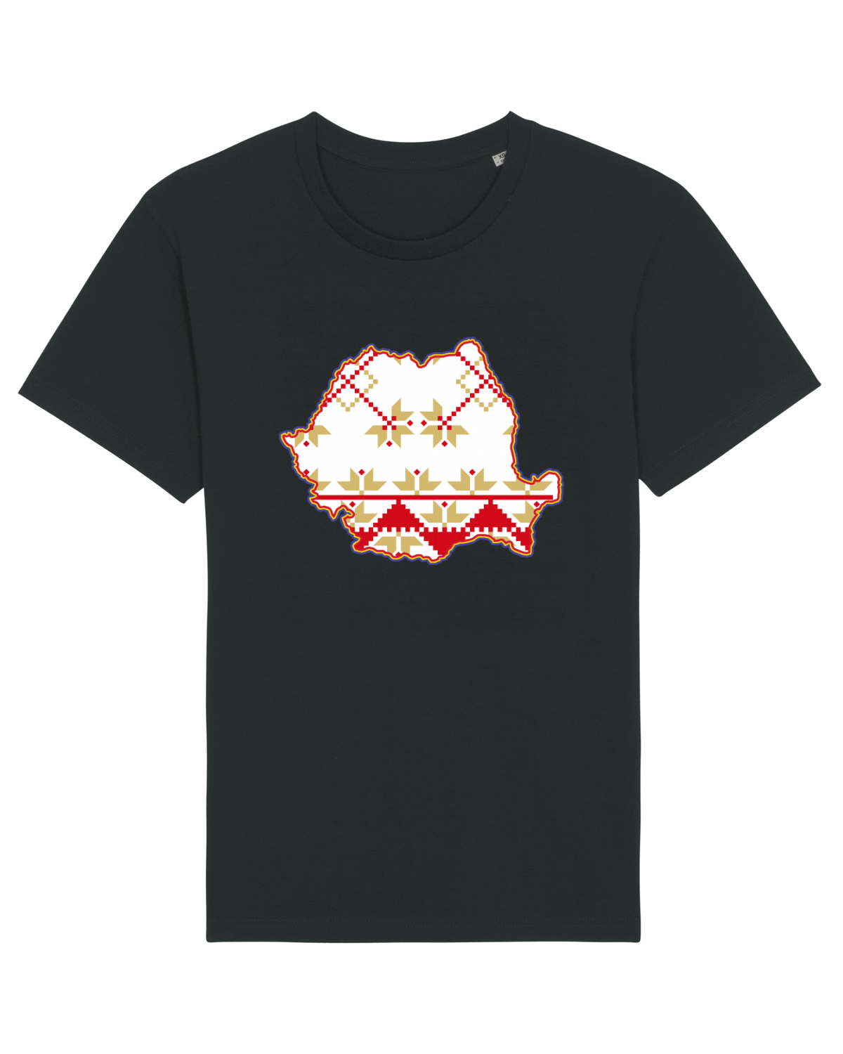 Tricou mânecă scurtă Unisex Rocker Black