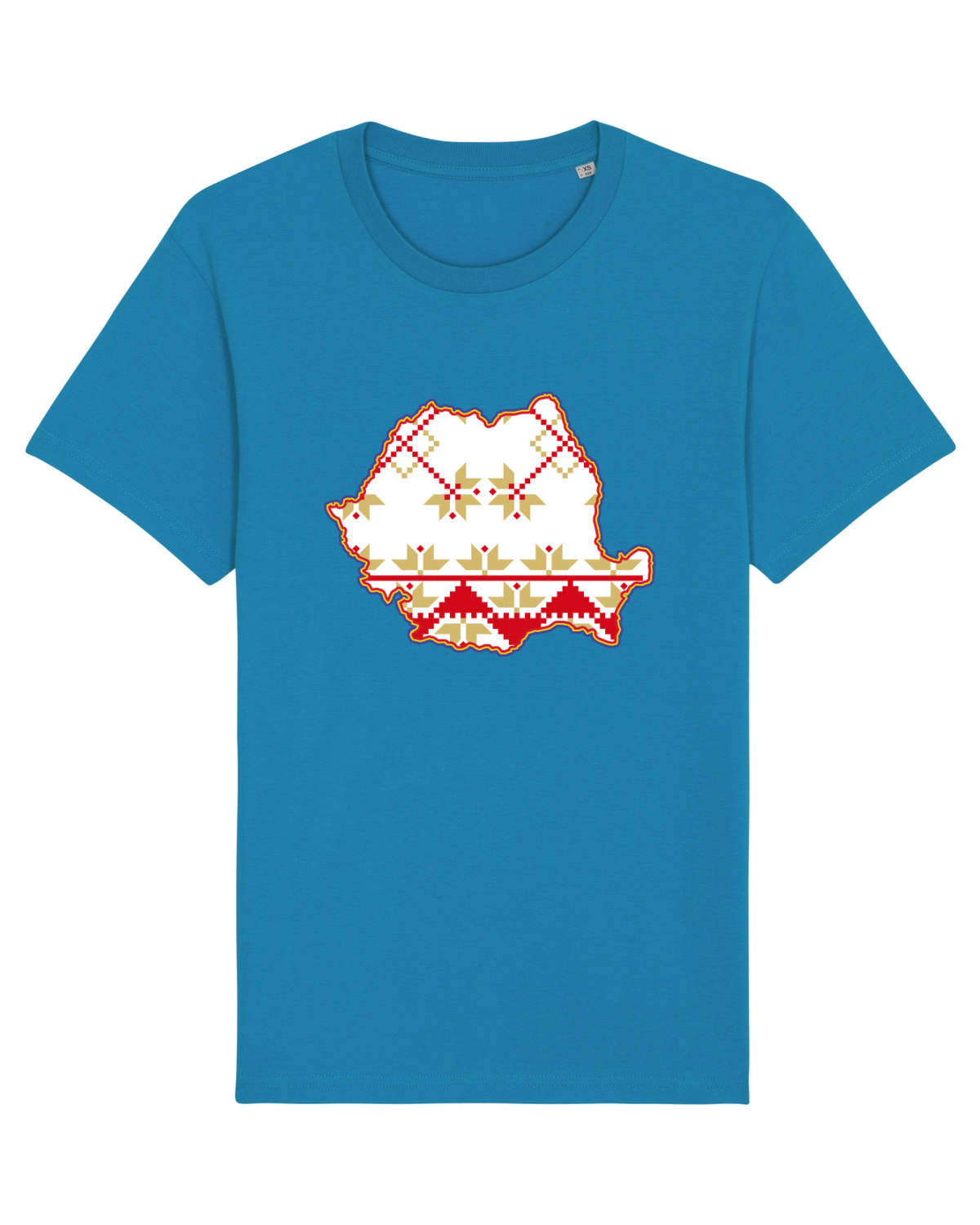 Tricou mânecă scurtă Unisex Rocker Azur