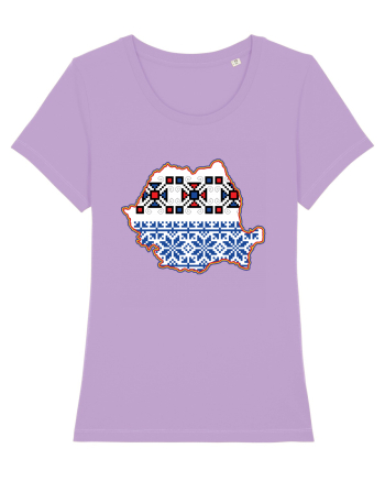 Romania Tricolor Motive Nationale Traditionale Lavender Dawn