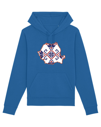 Romania Tricolor Motive Nationale Traditionale Royal Blue