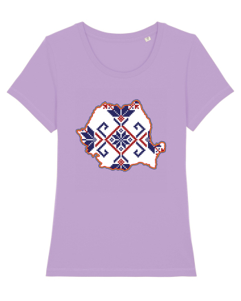 Romania Tricolor Motive Nationale Traditionale Lavender Dawn