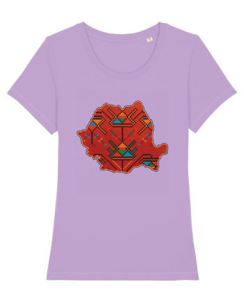 Romania Tricolor Motive Nationale Traditionale Lavender Dawn