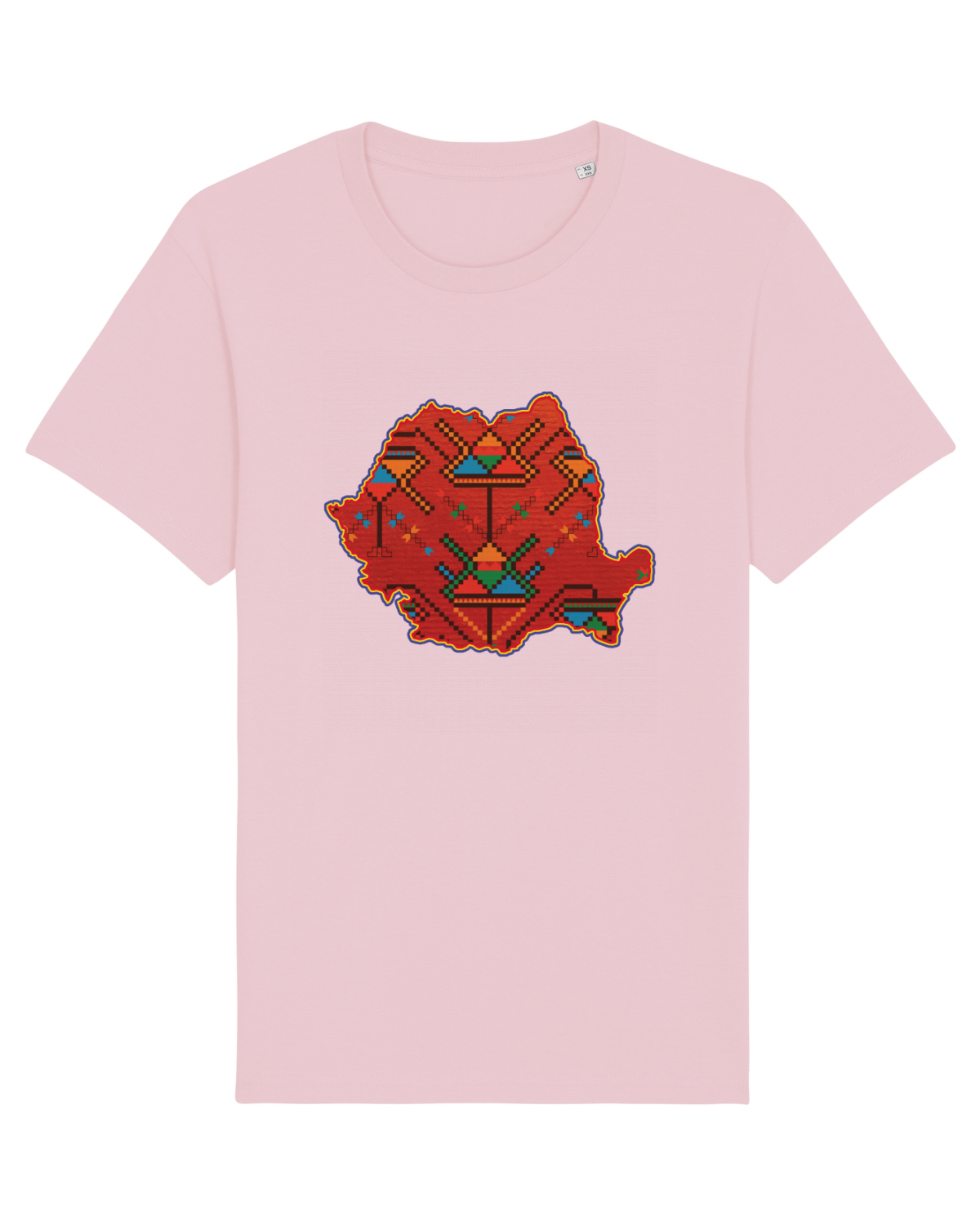 Tricou mânecă scurtă Unisex Rocker Cotton Pink
