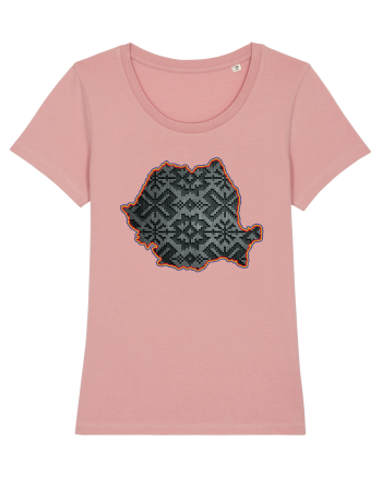 Romania Tricolor Motive Nationale Traditionale Canyon Pink