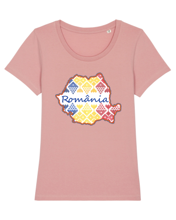 Romania Tricolor Motive Nationale Canyon Pink