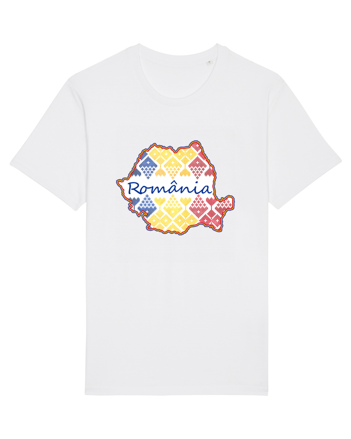 Tricou mânecă scurtă Unisex Rocker White