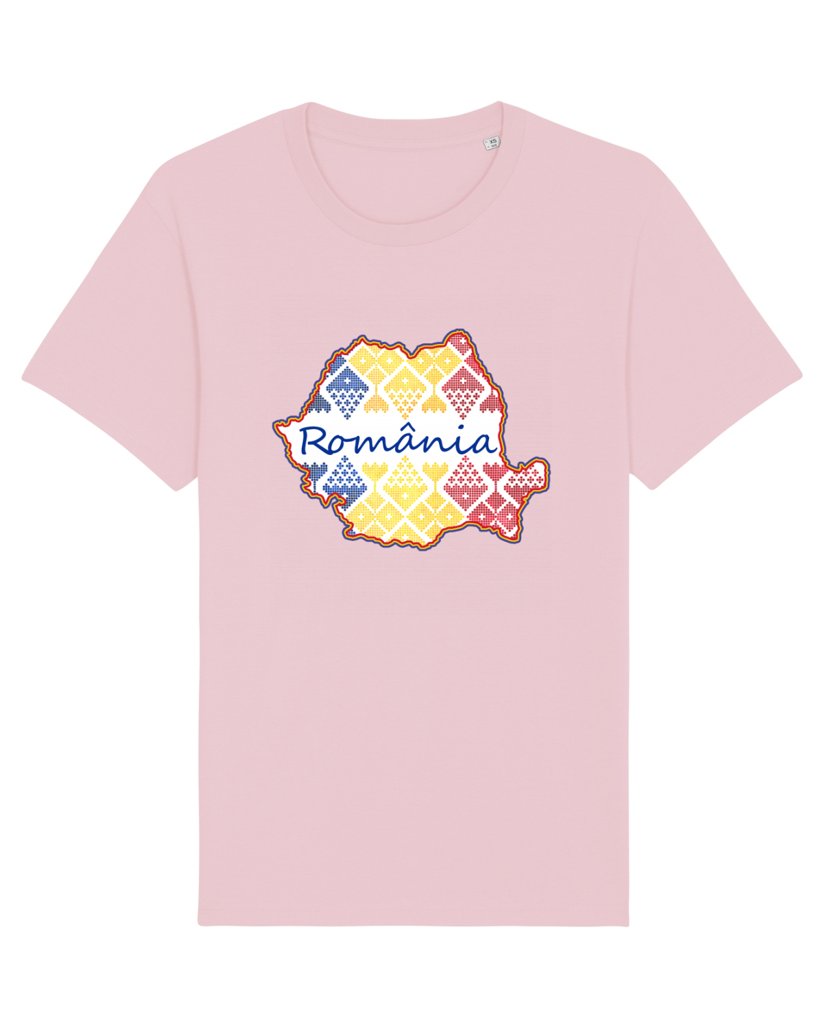 Tricou mânecă scurtă Unisex Rocker Cotton Pink