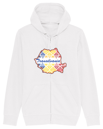 Transilvania Romania Tricolor Motive Nationale White