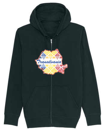 Transilvania Romania Tricolor Motive Nationale Black