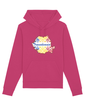 Transilvania Romania Tricolor Motive Nationale Raspberry