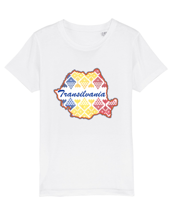 Transilvania Romania Tricolor Motive Nationale White