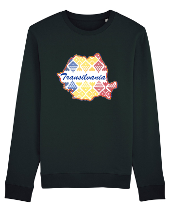 Transilvania Romania Tricolor Motive Nationale Black