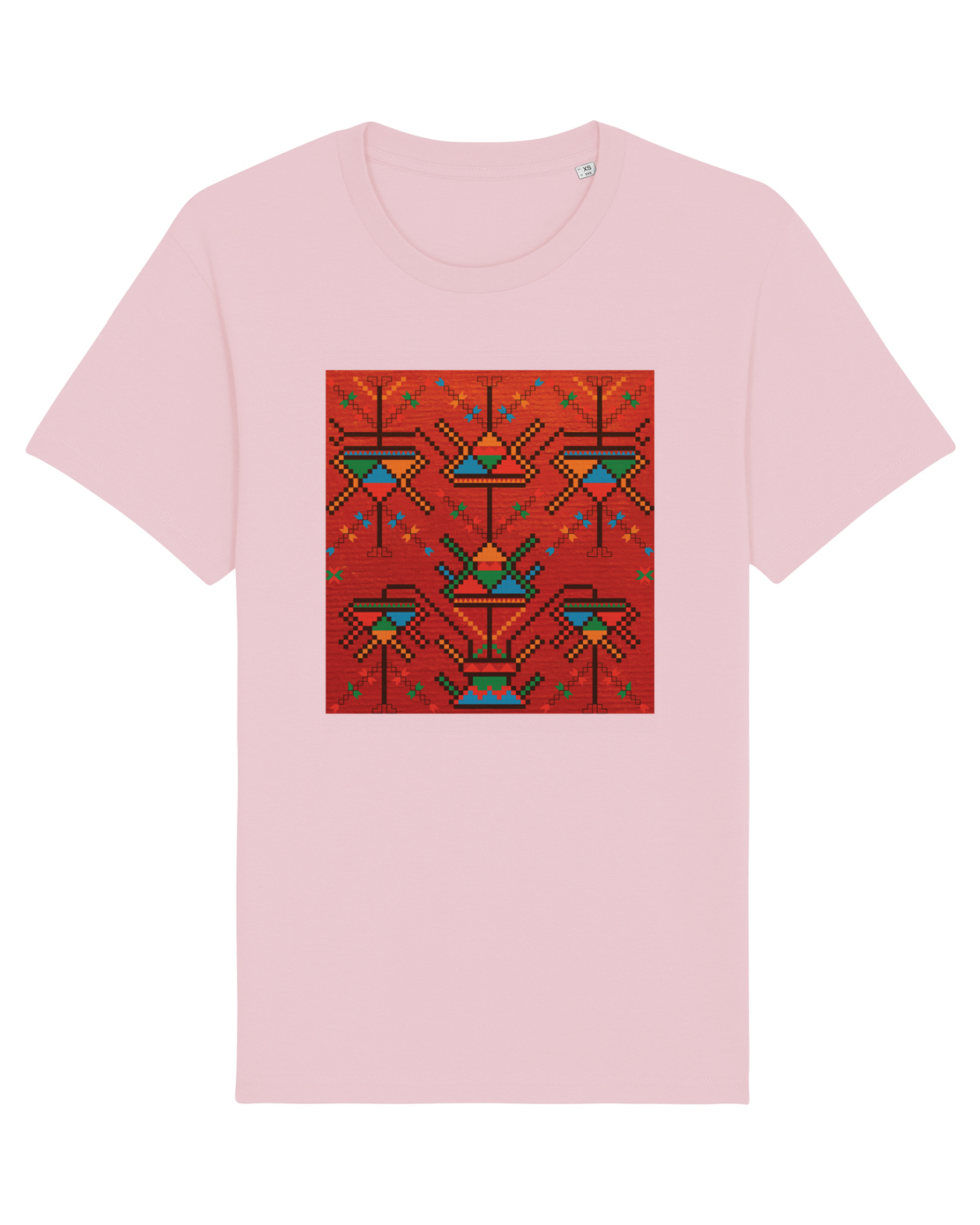Tricou mânecă scurtă Unisex Rocker Cotton Pink