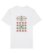 Romania Motiv National Traditional Tricou mânecă scurtă Unisex Rocker