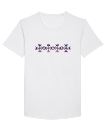 Romania Motiv National Traditional White