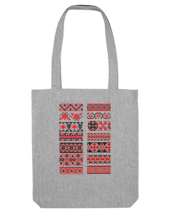 Romania Motiv National Traditional Heather Grey