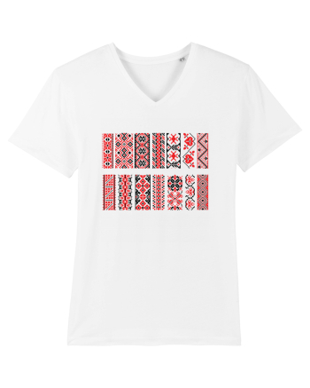 Romania Motiv National Traditional White