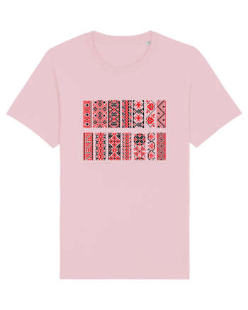 Romania Motiv National Traditional Cotton Pink