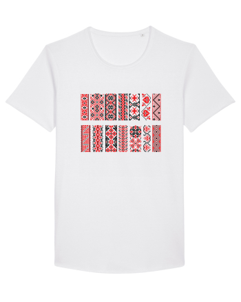 Romania Motiv National Traditional White
