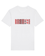 Romania Motiv National Traditional Tricou mânecă scurtă Unisex Rocker