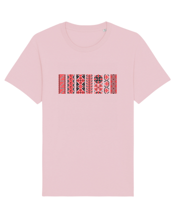 Romania Motiv National Traditional Cotton Pink