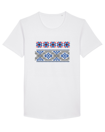 Romania Motiv National Traditional White