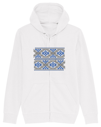 Romania Motiv National Traditional White