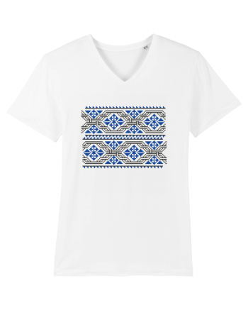 Romania Motiv National Traditional White