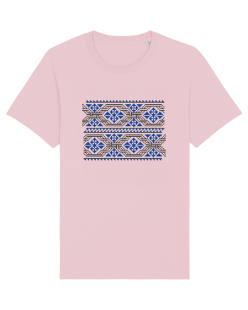Romania Motiv National Traditional Cotton Pink