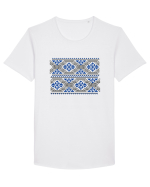 Romania Motiv National Traditional Tricou mânecă scurtă guler larg Bărbat Skater