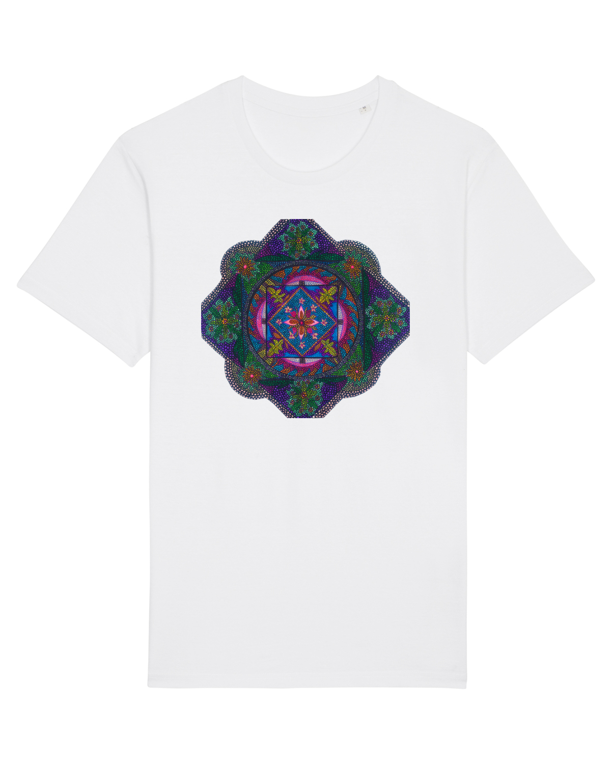 Tricou mânecă scurtă Unisex Rocker White