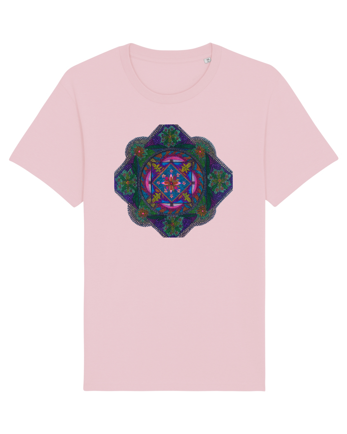 Tricou mânecă scurtă Unisex Rocker Cotton Pink