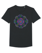 Floarea vietii Tricou mânecă scurtă guler larg Bărbat Skater