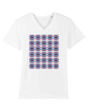 Romania Motiv National Traditional White