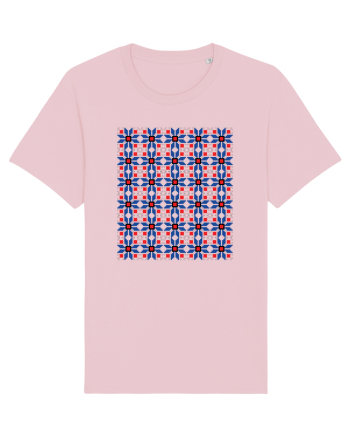 Romania Motiv National Traditional Cotton Pink